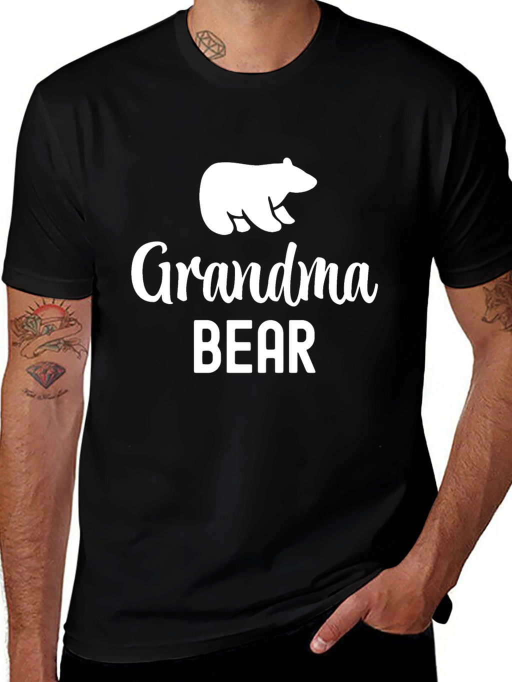 Grandma Bear T-Shirt - Cute Family Matching Tee