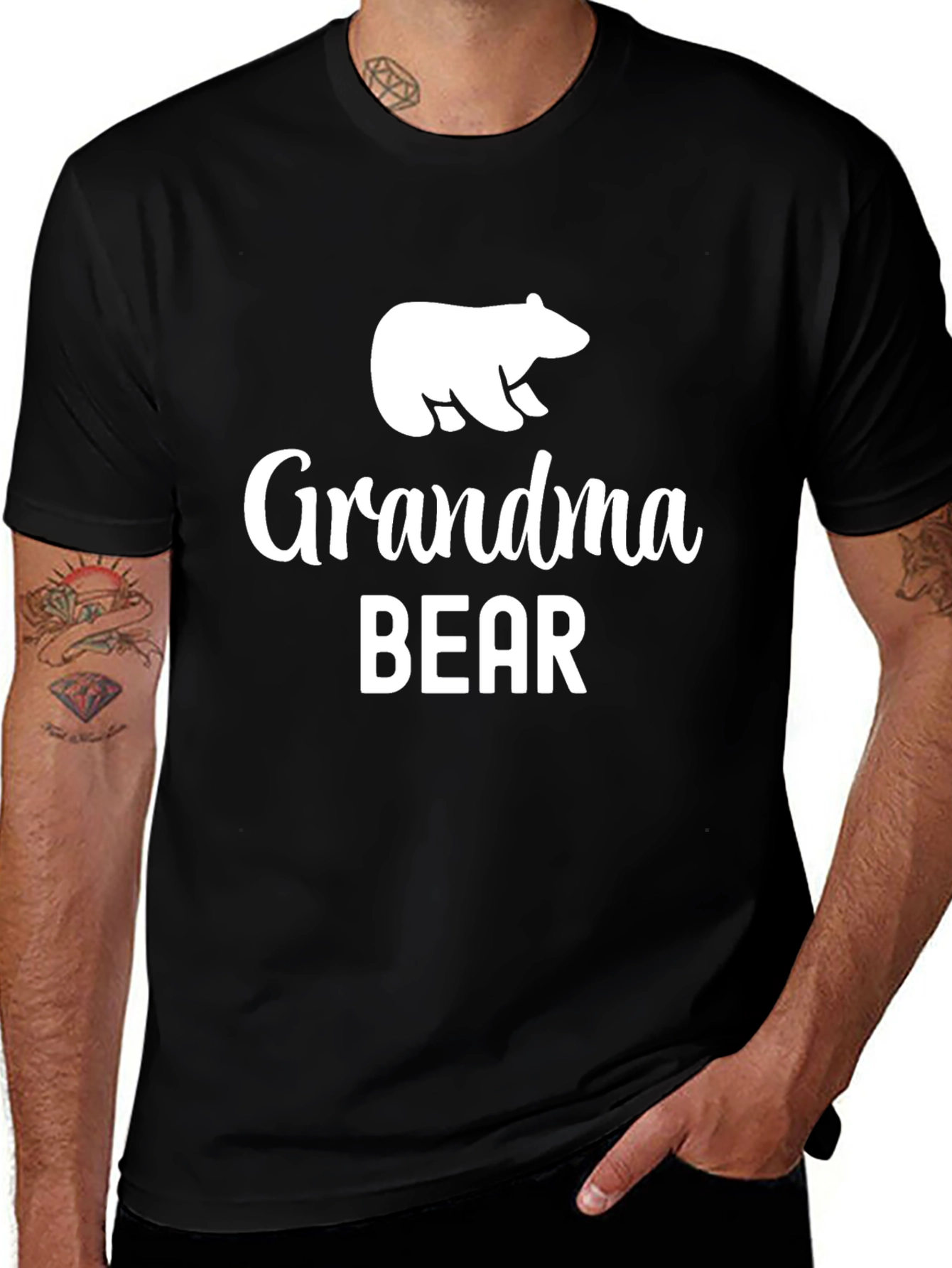 Grandma Bear T-Shirt - Cute Family Matching Tee