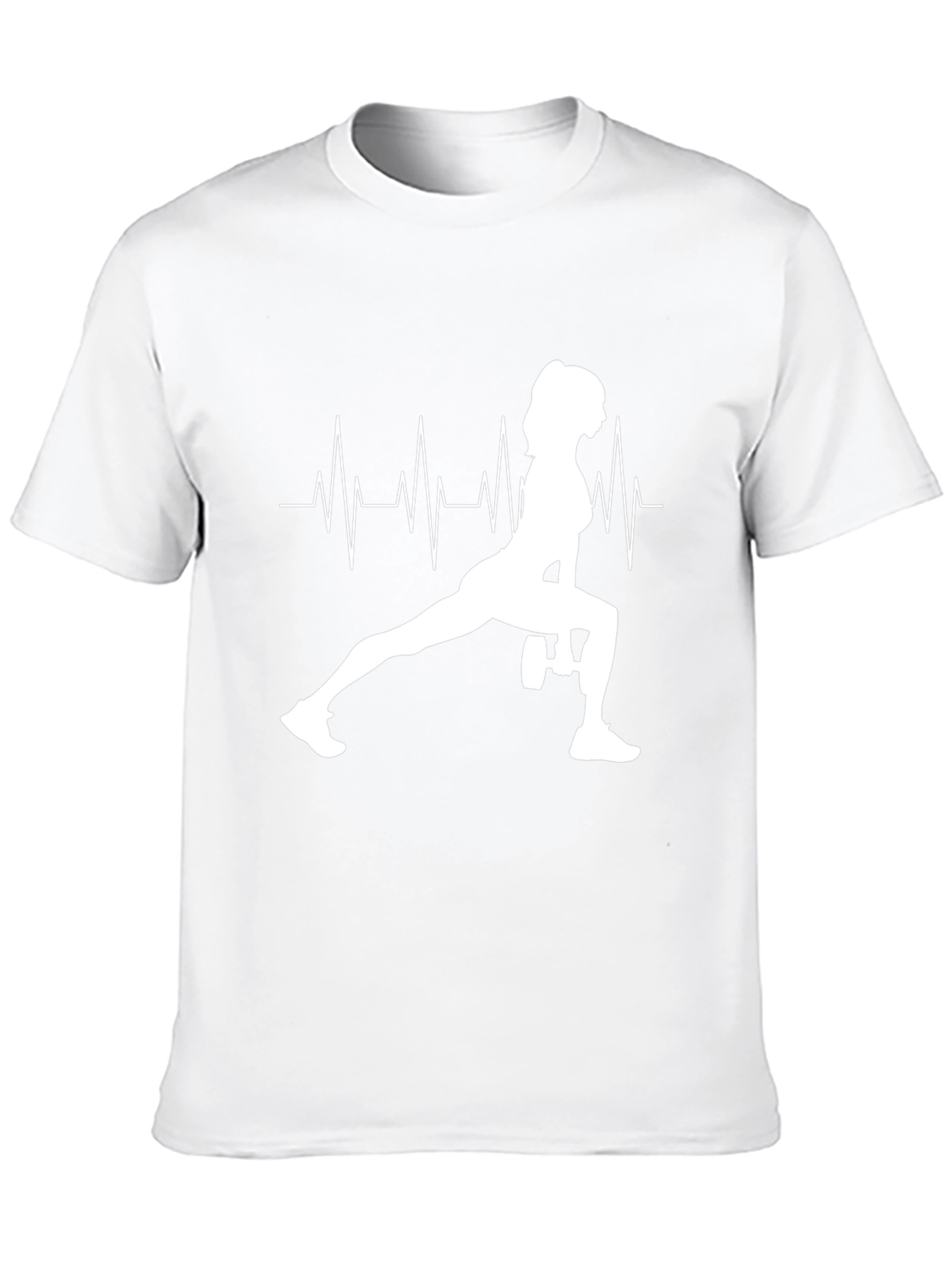 Workout Heartbeat Tee - Fitness Motivation Shirt