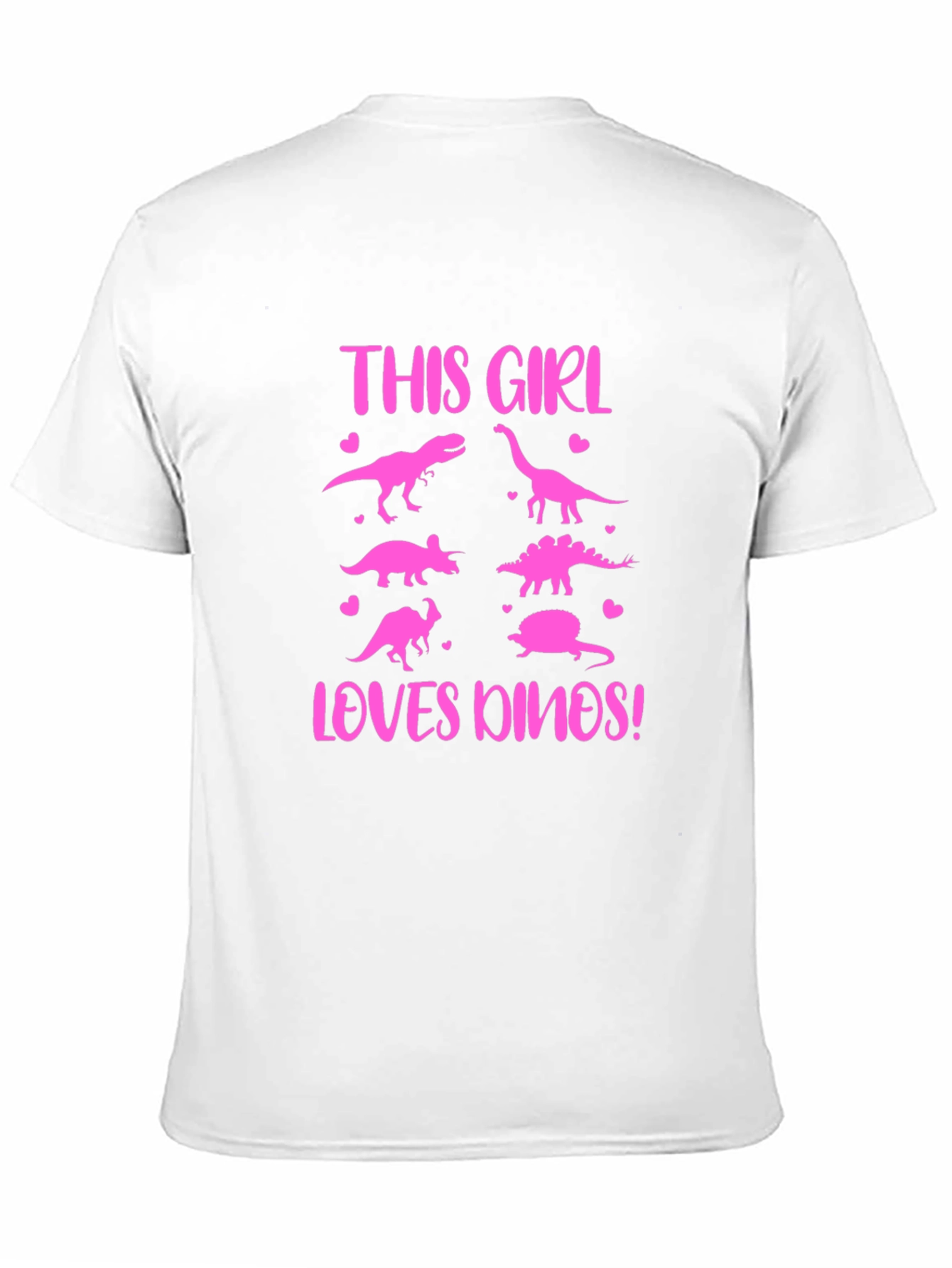 This Girl Loves Dinos T-Shirt | Dinosaur Lover Tee