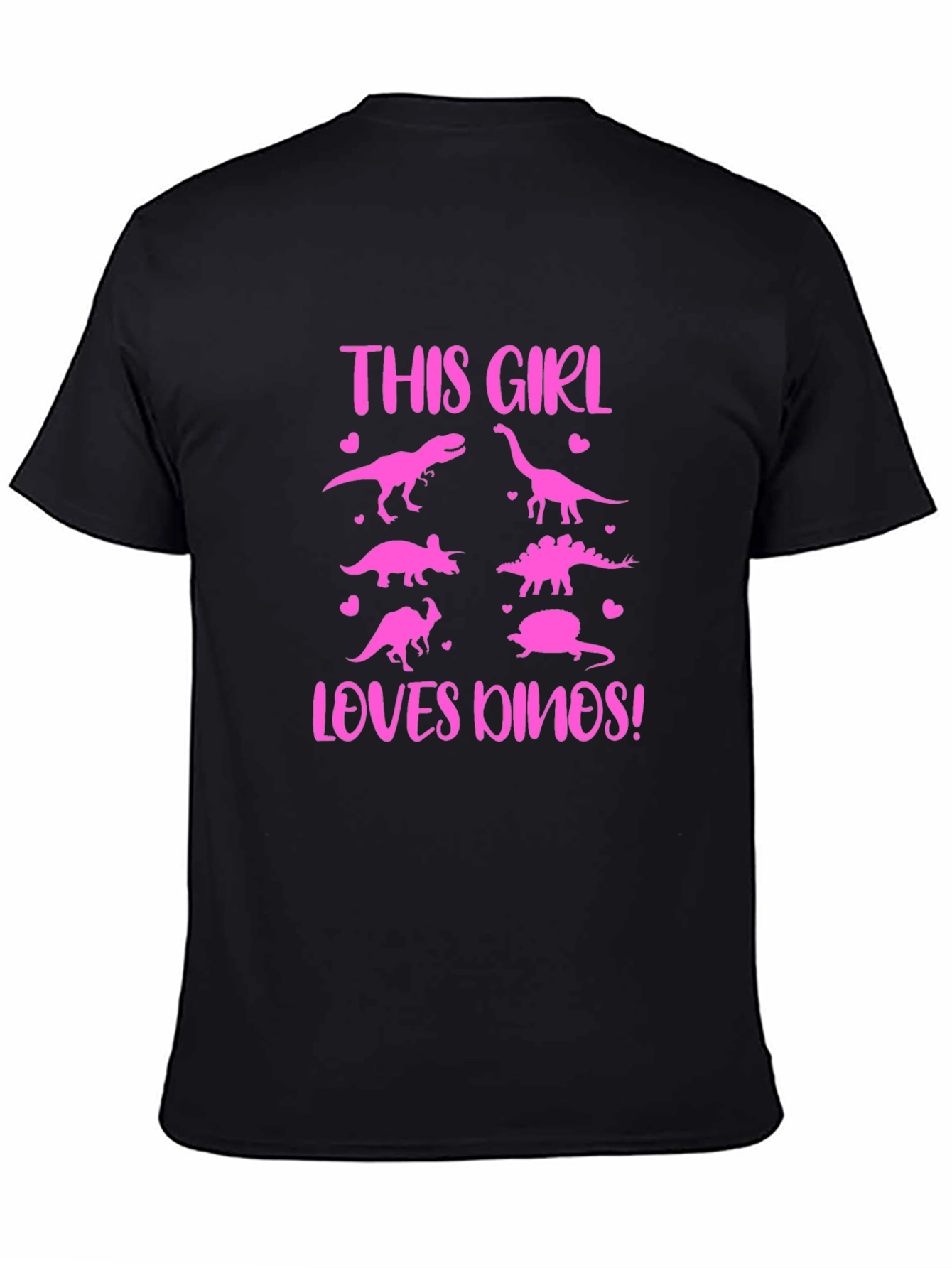 This Girl Loves Dinos T-Shirt | Dinosaur Lover Tee