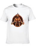 Flaming Warrior Graphic T-Shirt