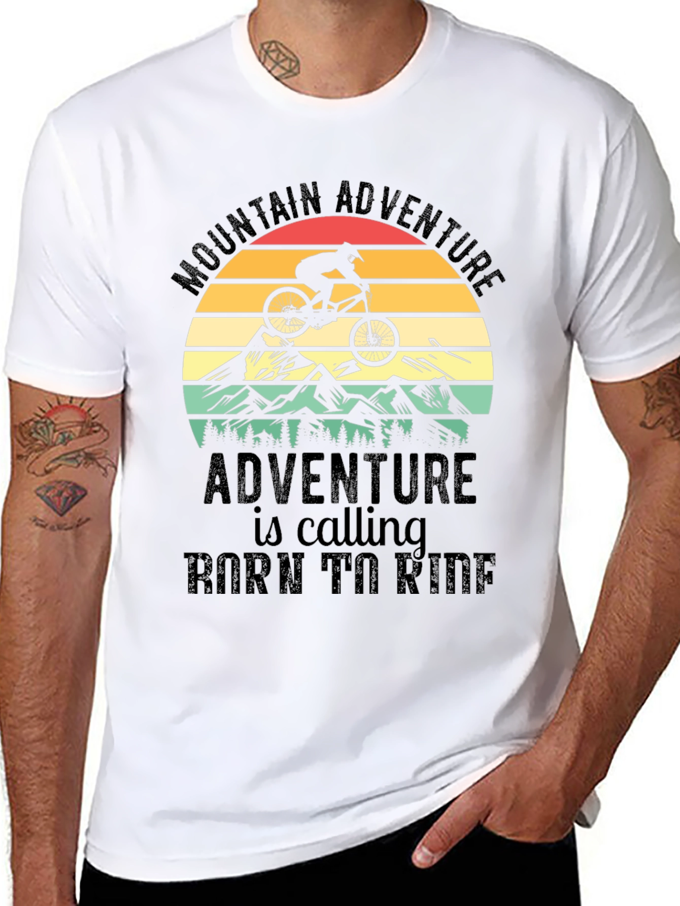 Mountain Adventure Biking T-Shirt