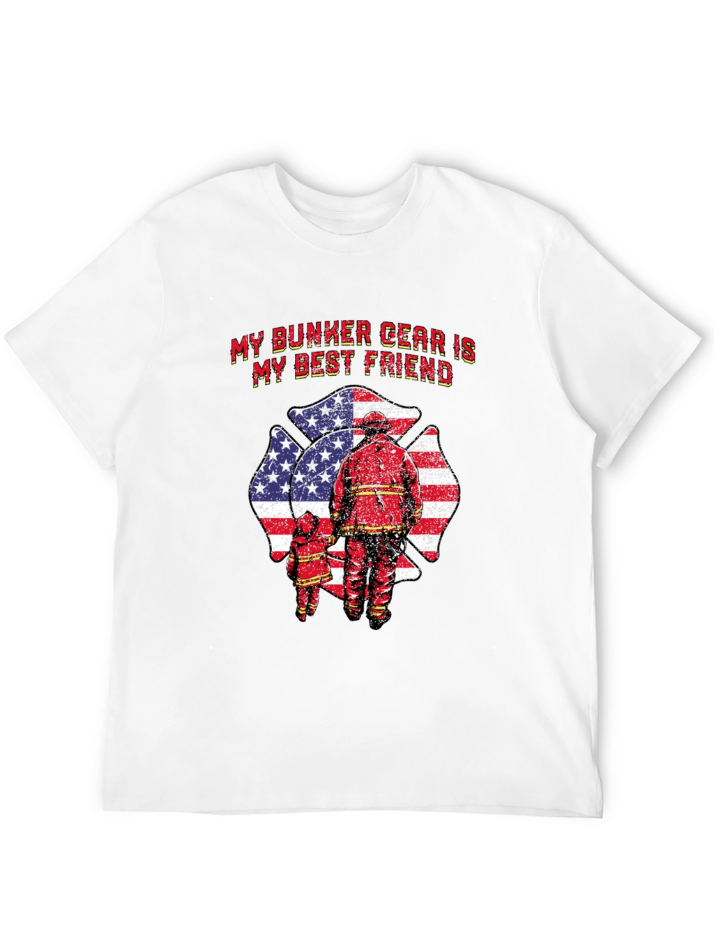 Firefighter Bunker Gear T-Shirt