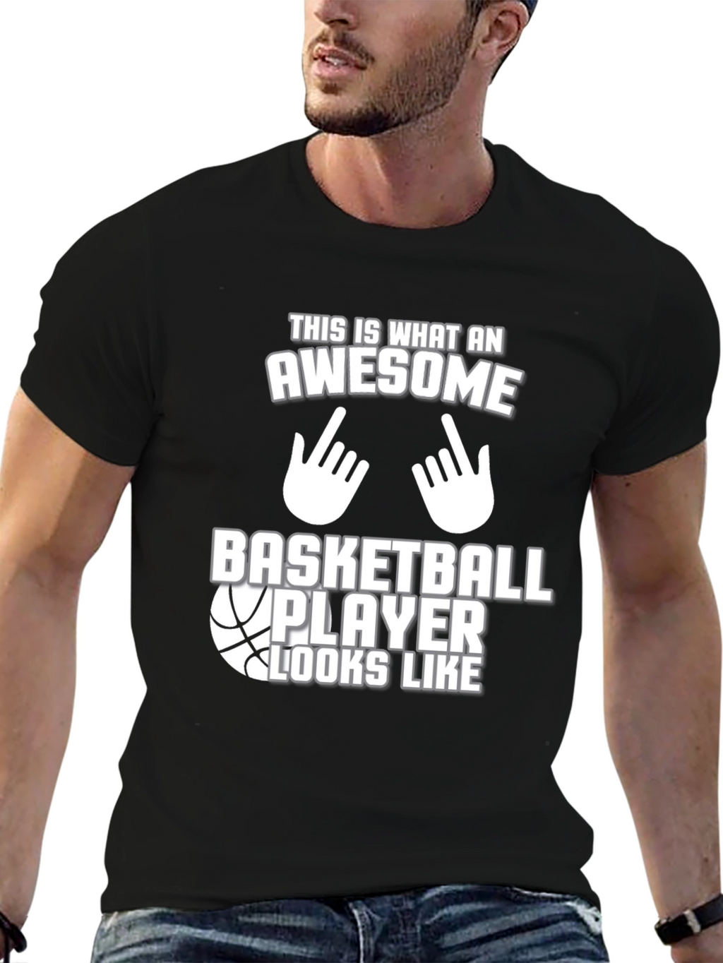 Awesome Basketball Player Graphic Tee