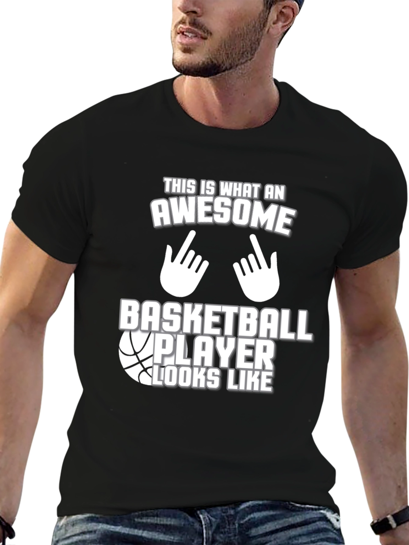 Awesome Basketball Player Graphic Tee