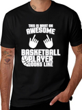 Awesome Basketball Player Graphic Tee