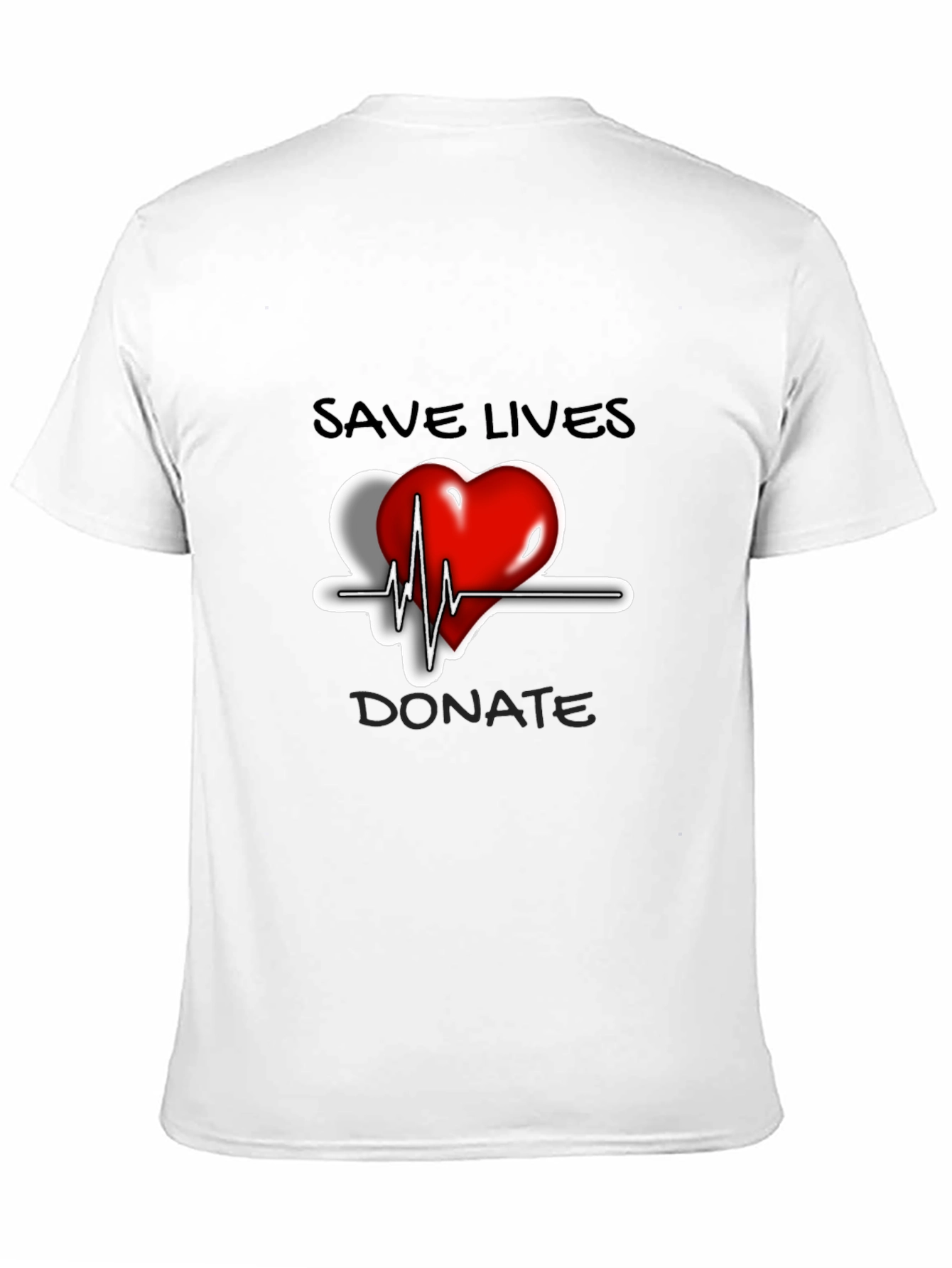 Save Lives Donate Heartbeat T-Shirt