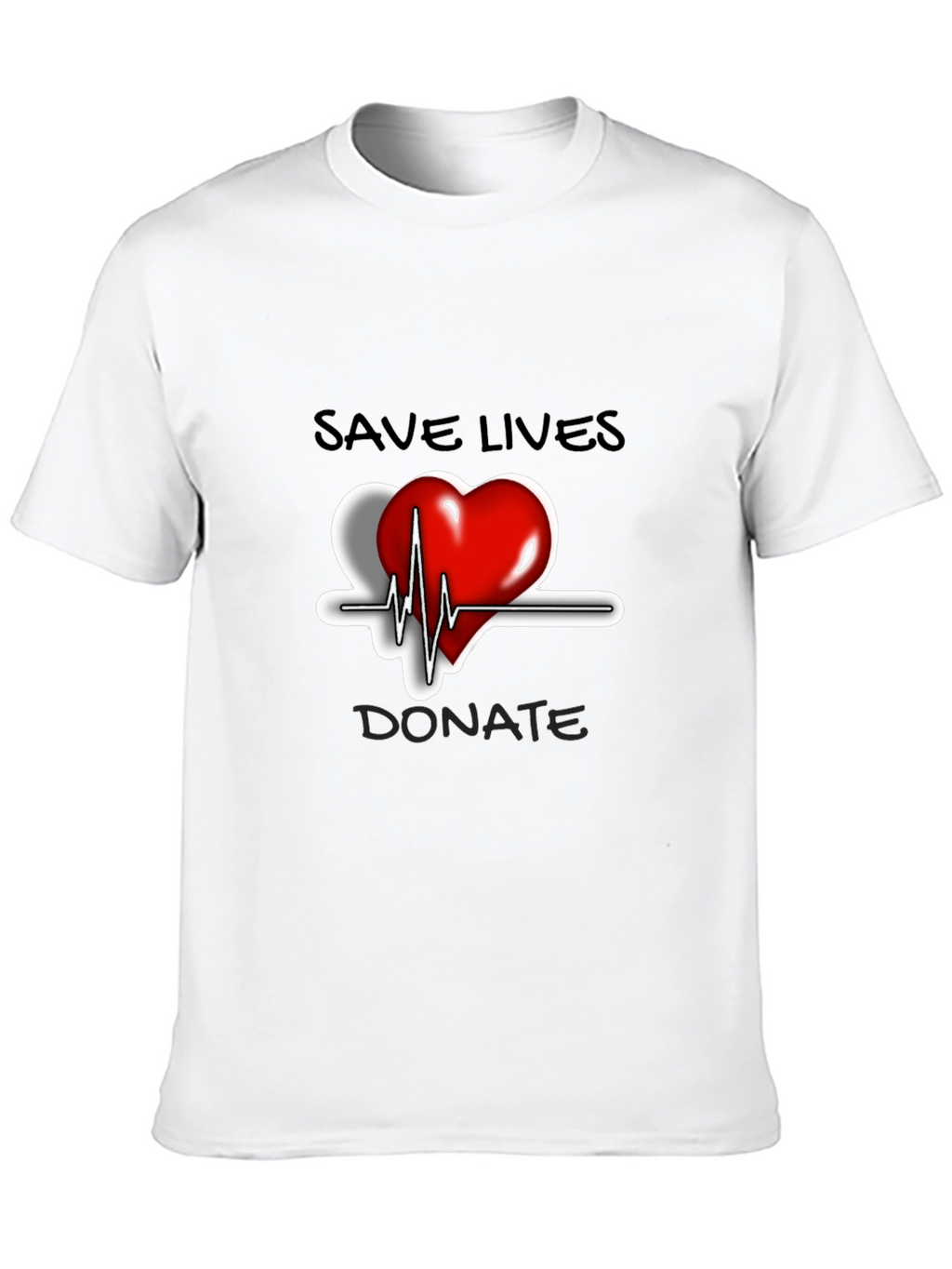 Save Lives Donate Heartbeat T-Shirt