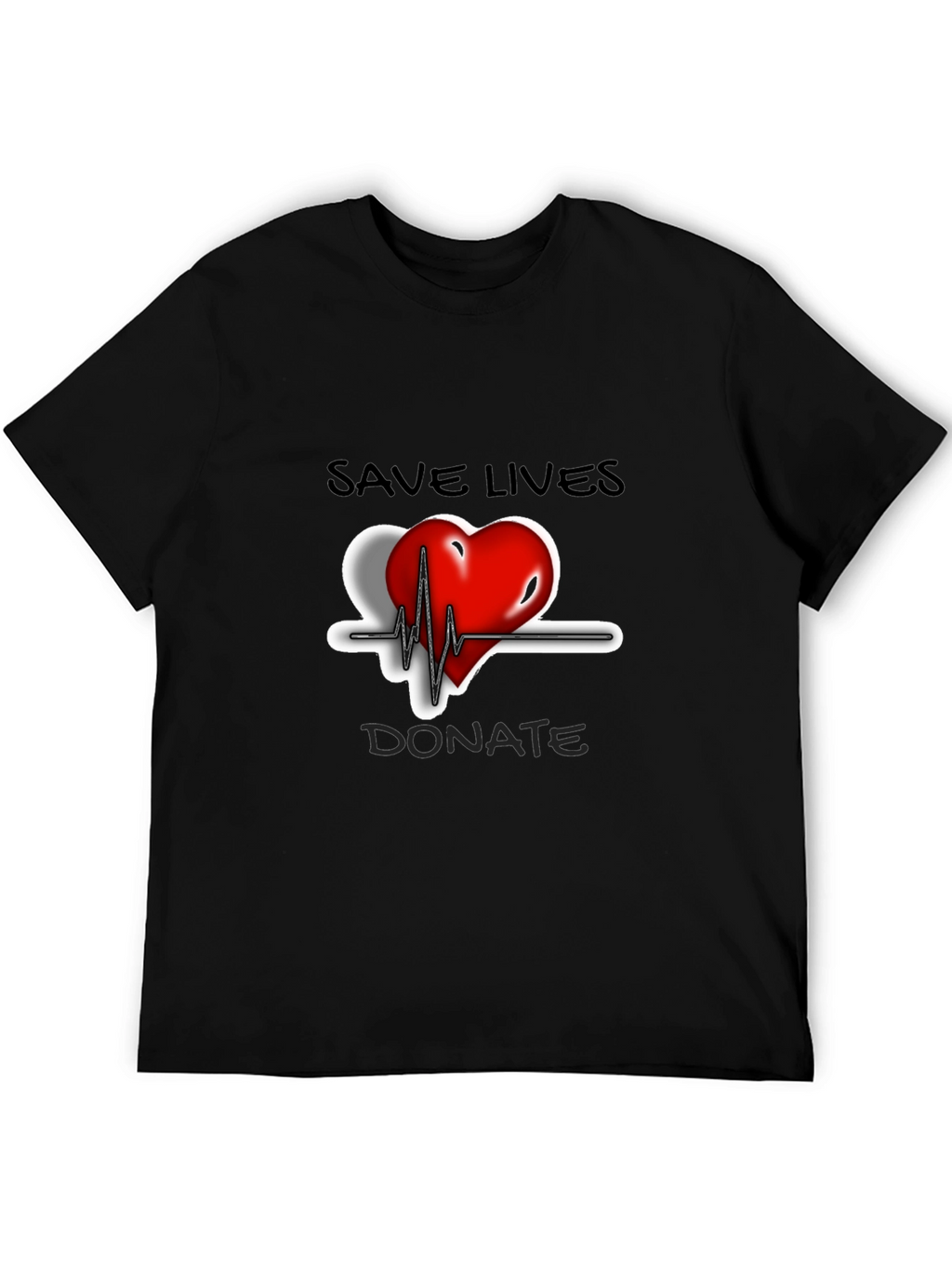 Save Lives Donate Heartbeat T-Shirt