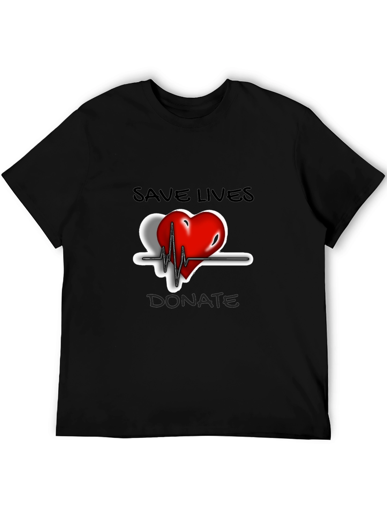 Save Lives Donate Heartbeat T-Shirt