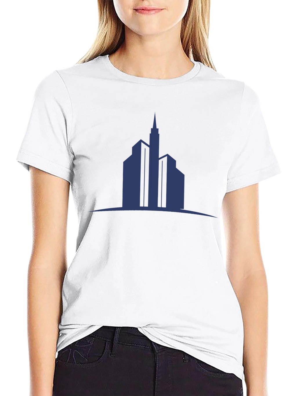 Cityscape Graphic T-Shirt - Modern Urban Design