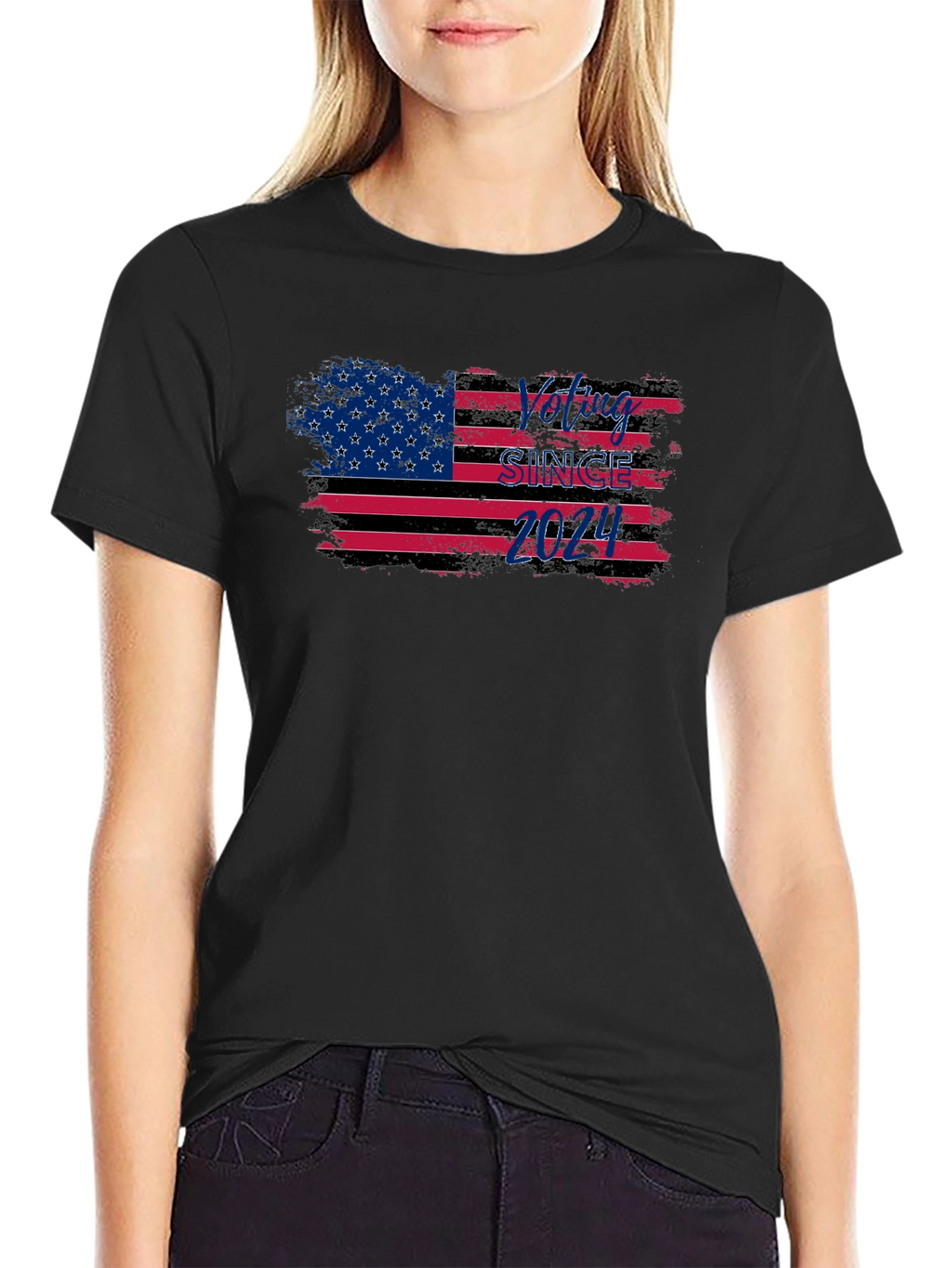 Voting Since 2024 American Flag T-Shirt