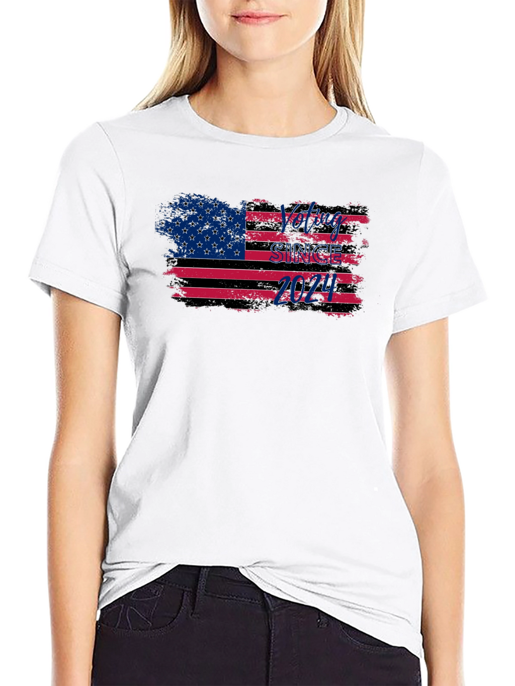 Voting Since 2024 American Flag T-Shirt