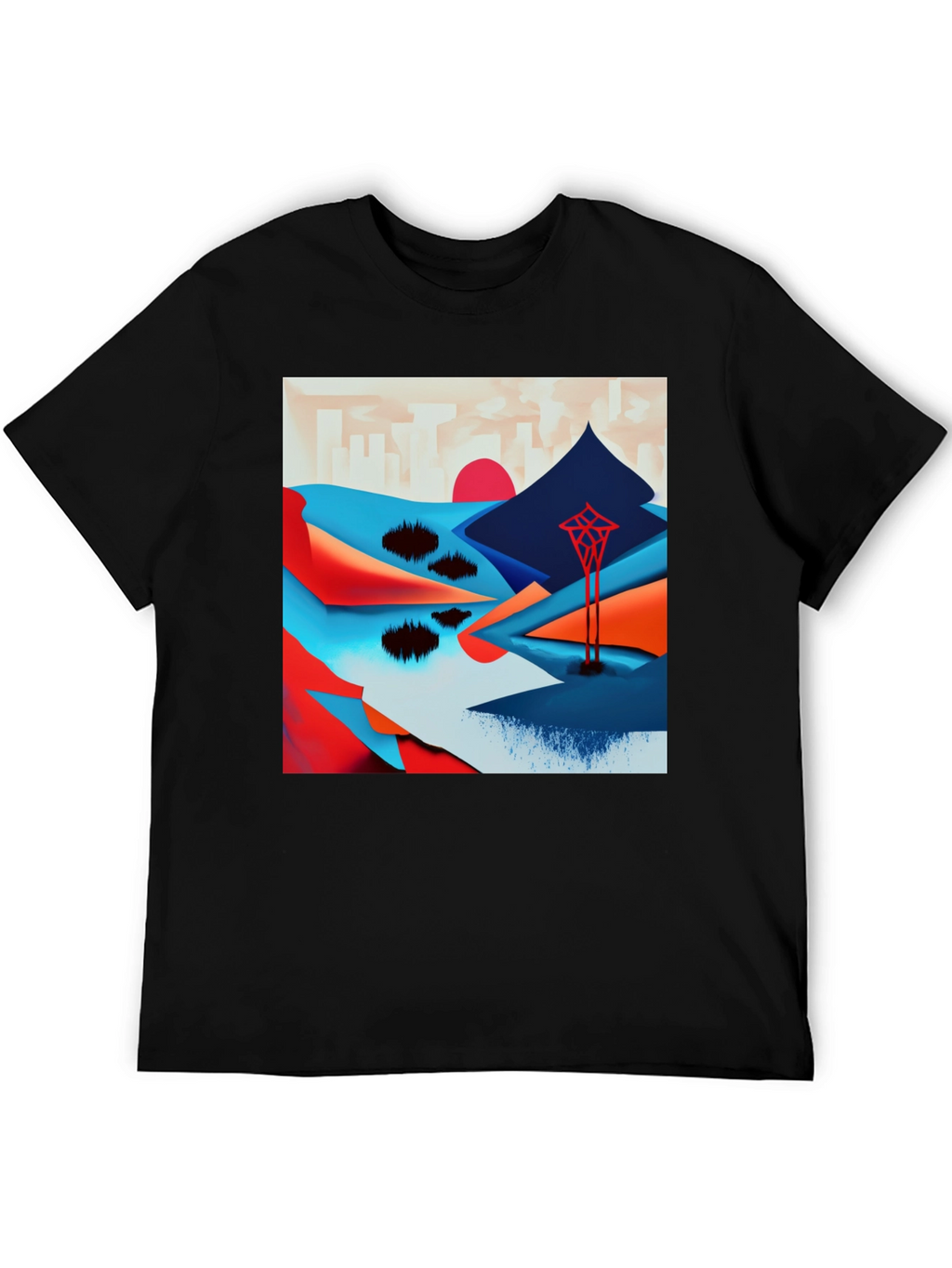 Abstract Landscape Tee