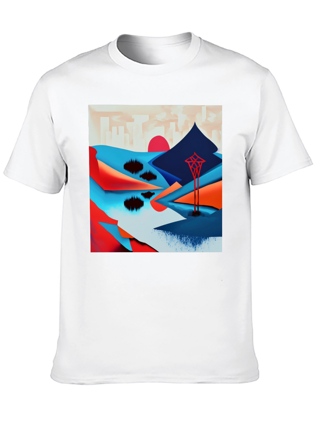 Abstract Landscape Tee