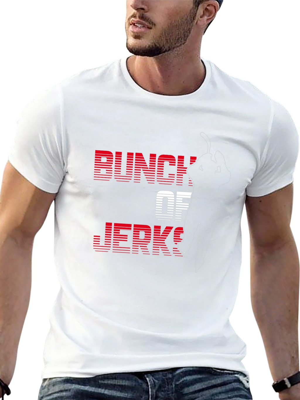 Bunch of Jerks Hockey T-Shirt - Black