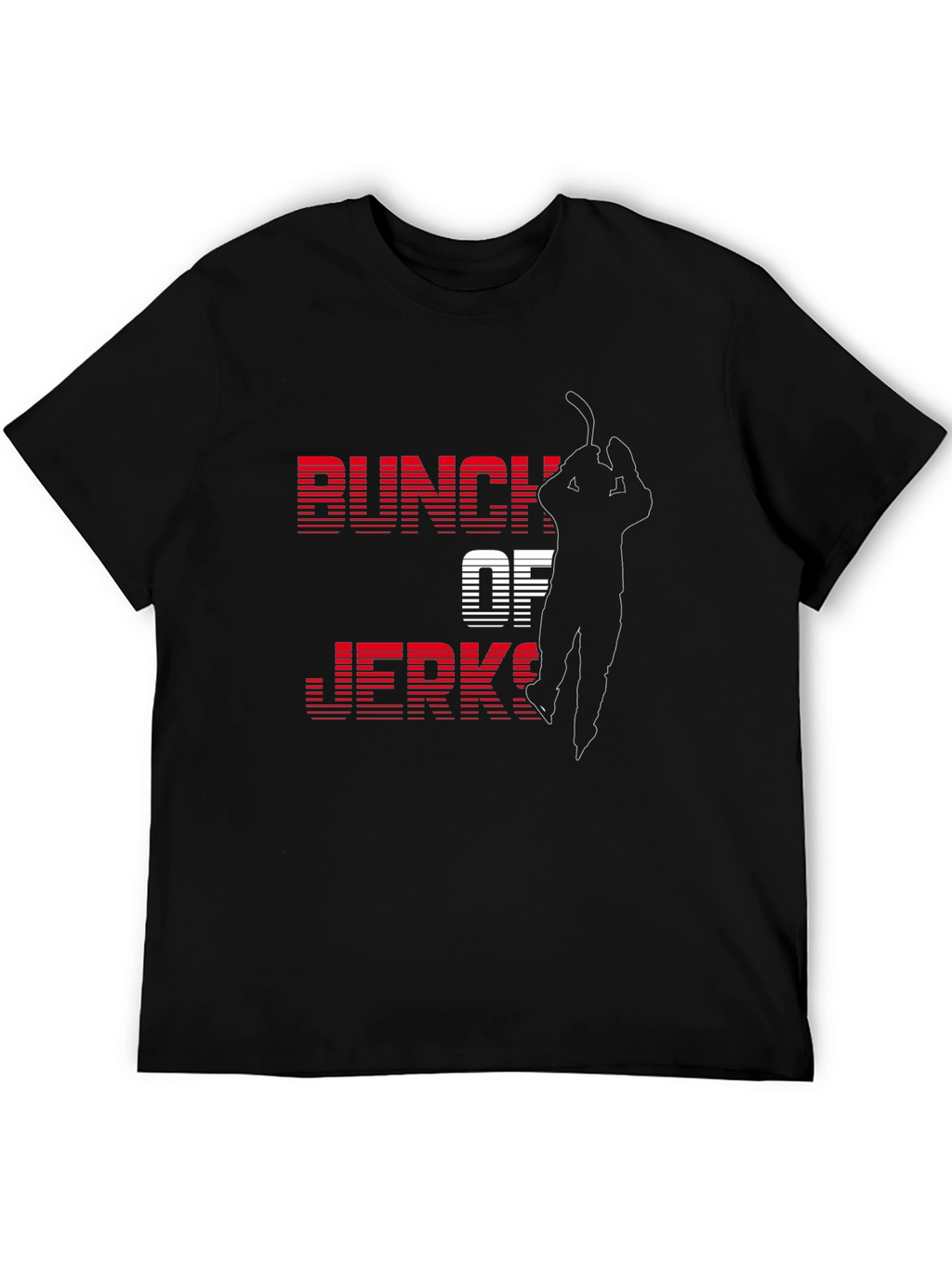 Bunch of Jerks Hockey T-Shirt - Black
