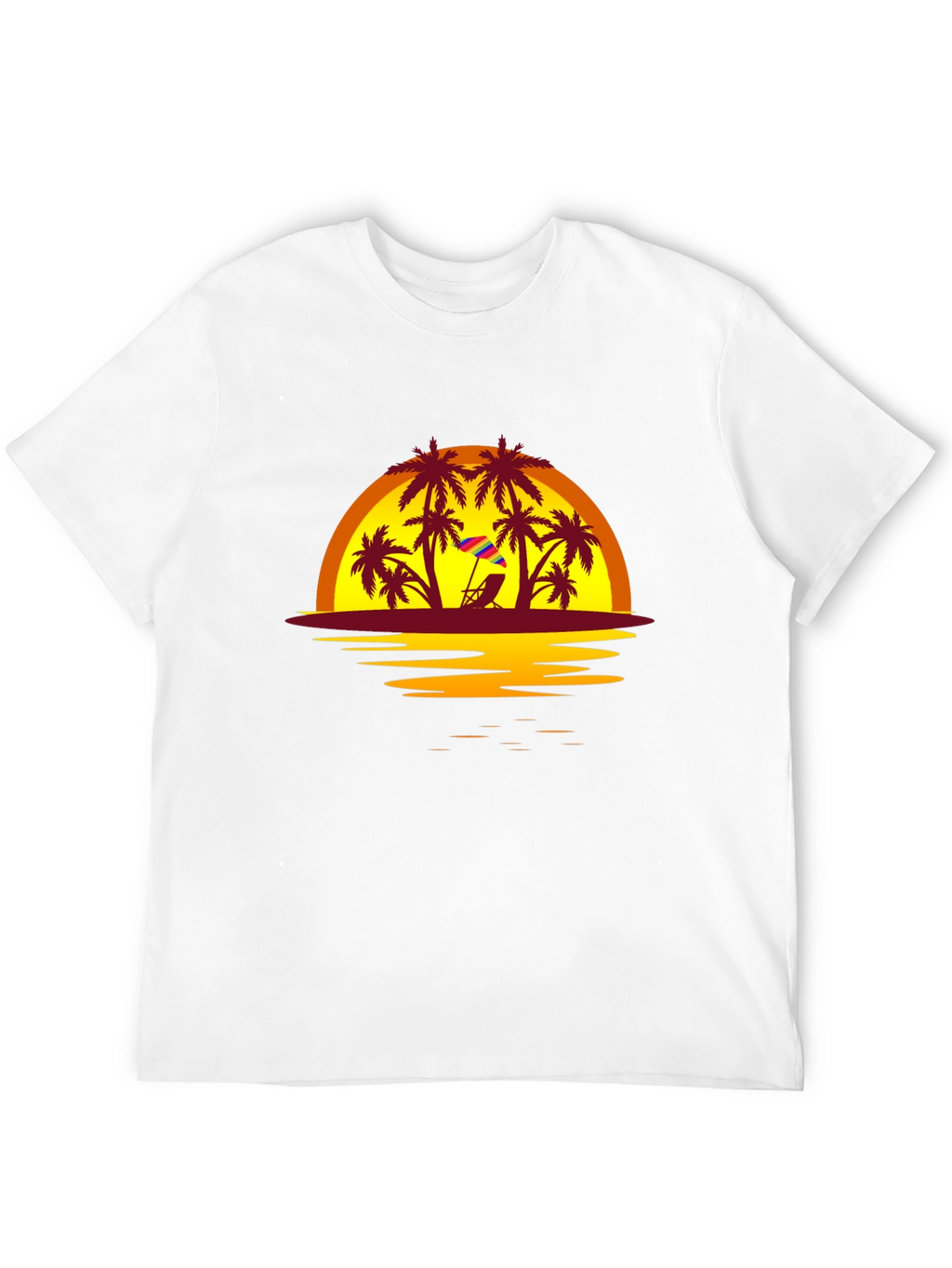 Tropical Sunset Beach T-Shirt