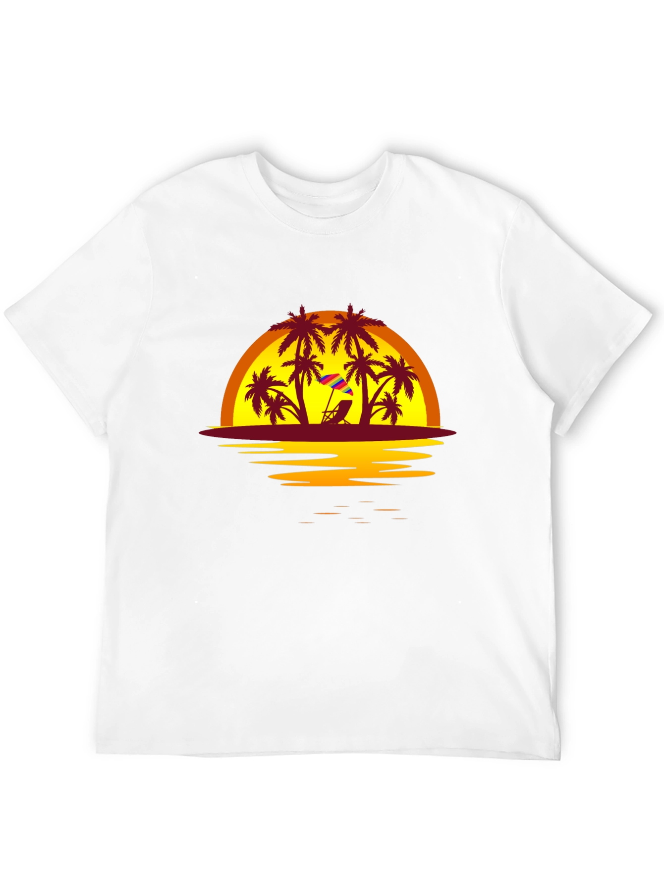 Tropical Sunset Beach T-Shirt