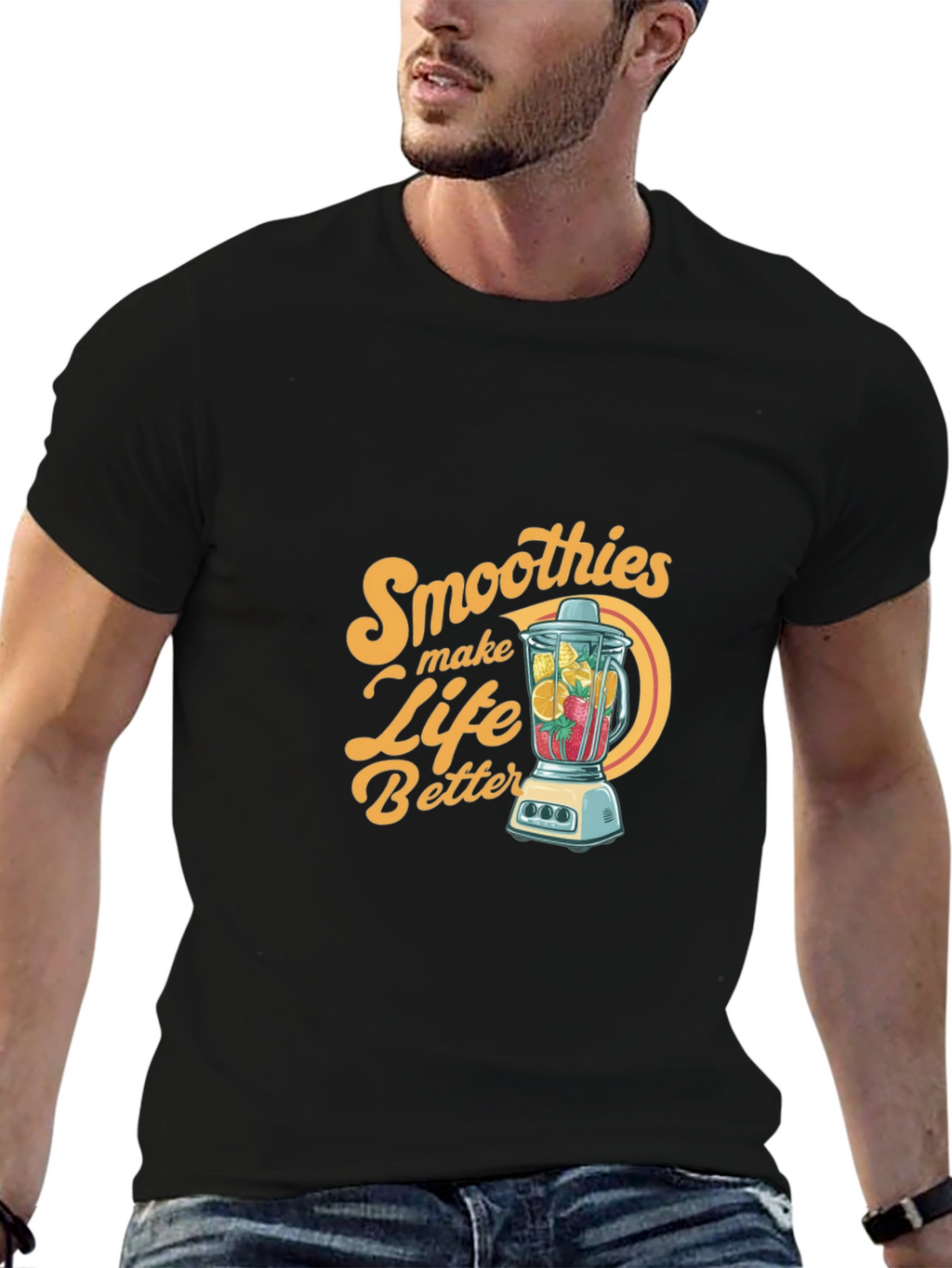 Smoothies Make Life Better Graphic T-Shirt