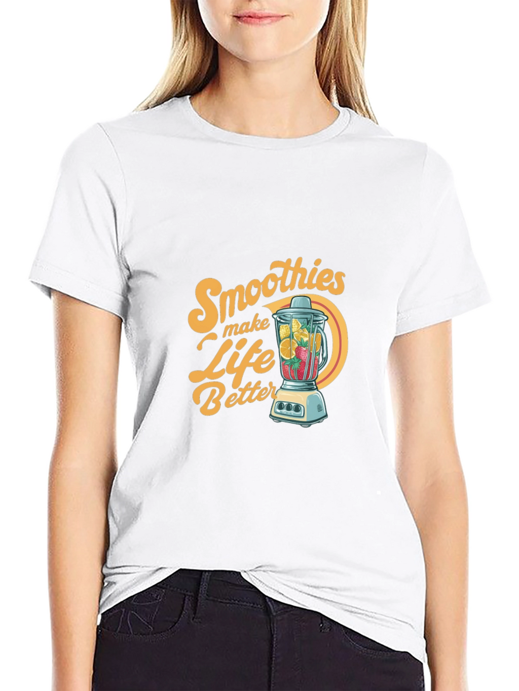 Smoothies Make Life Better Graphic T-Shirt