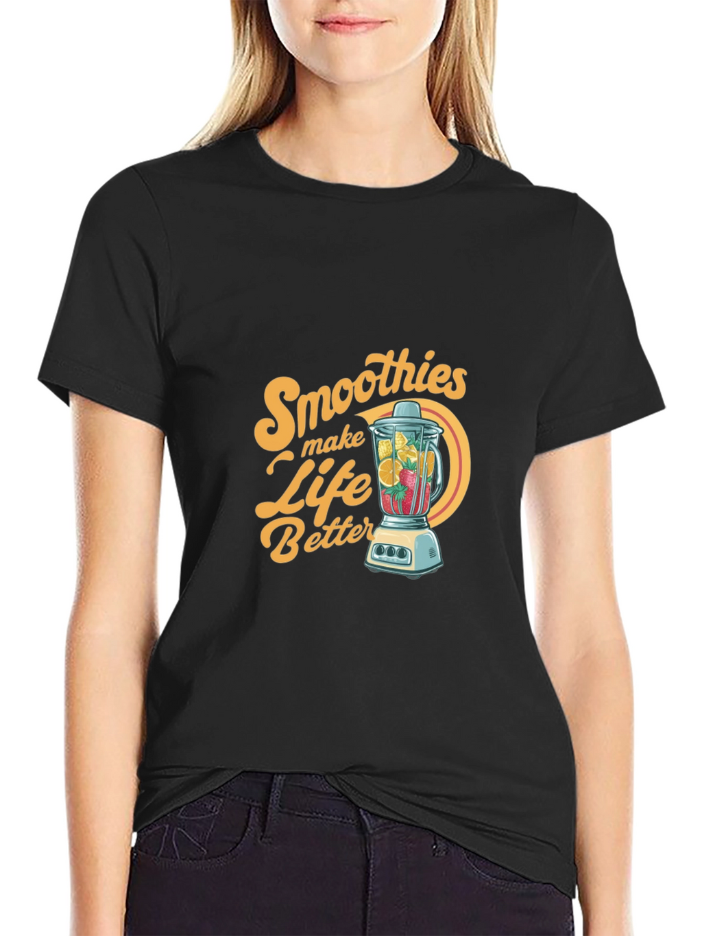 Smoothies Make Life Better Graphic T-Shirt
