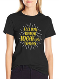 IDGAFish Today Graphic Tee - Black Cotton T-Shirt