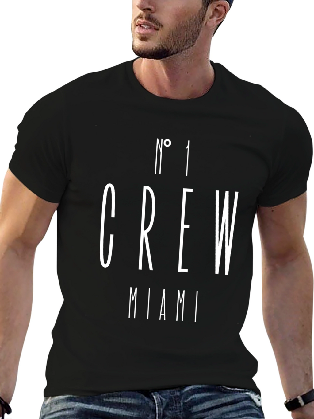 Miami Crew T-Shirt - Black