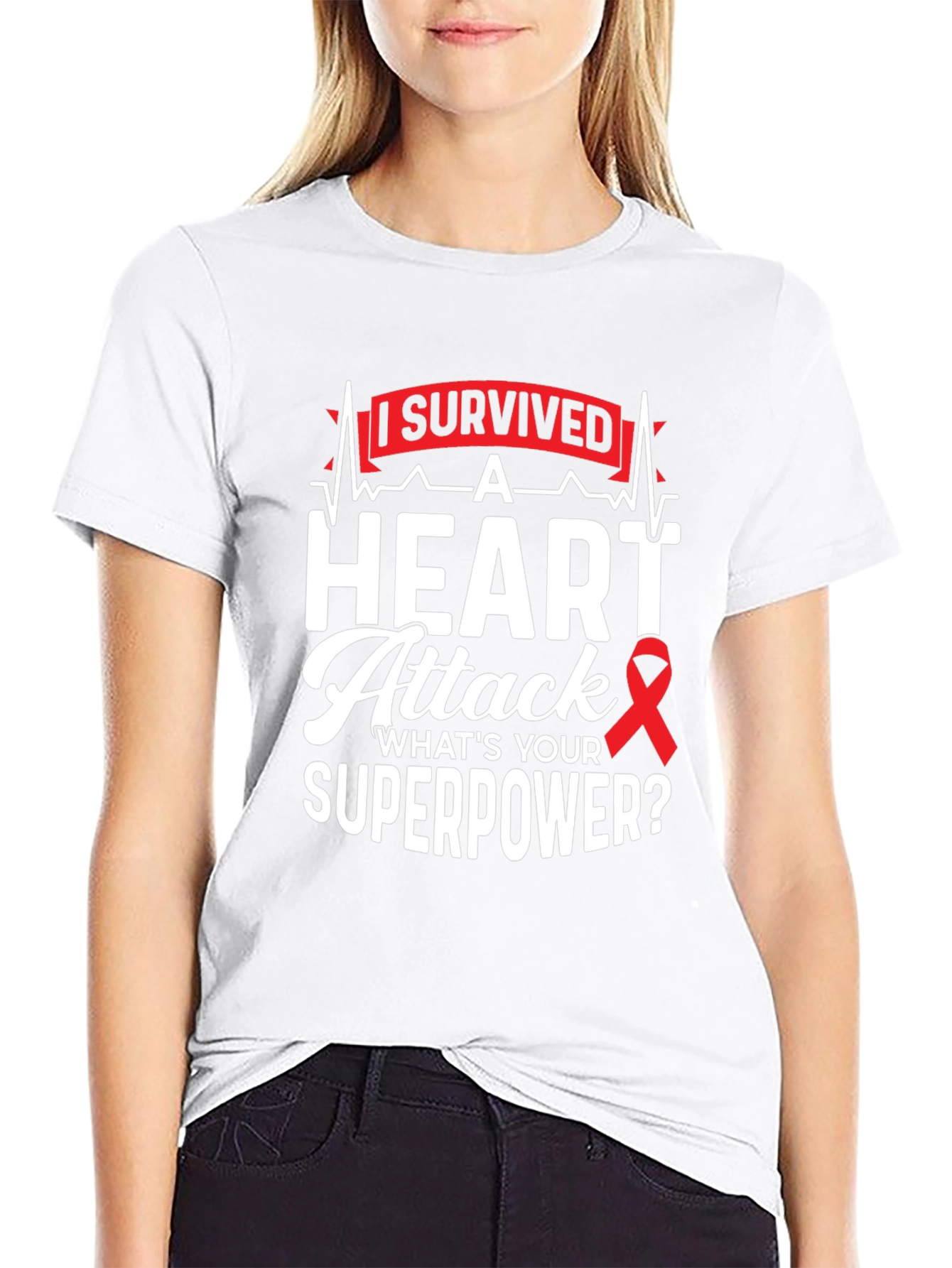 Heart Attack Survivor T-Shirt - Whats Your Superpower?