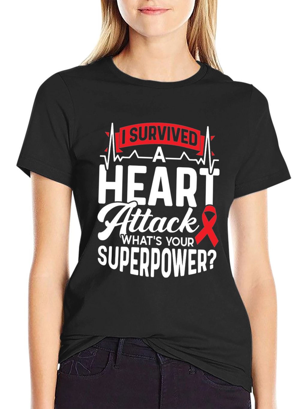 Heart Attack Survivor T-Shirt - Whats Your Superpower?