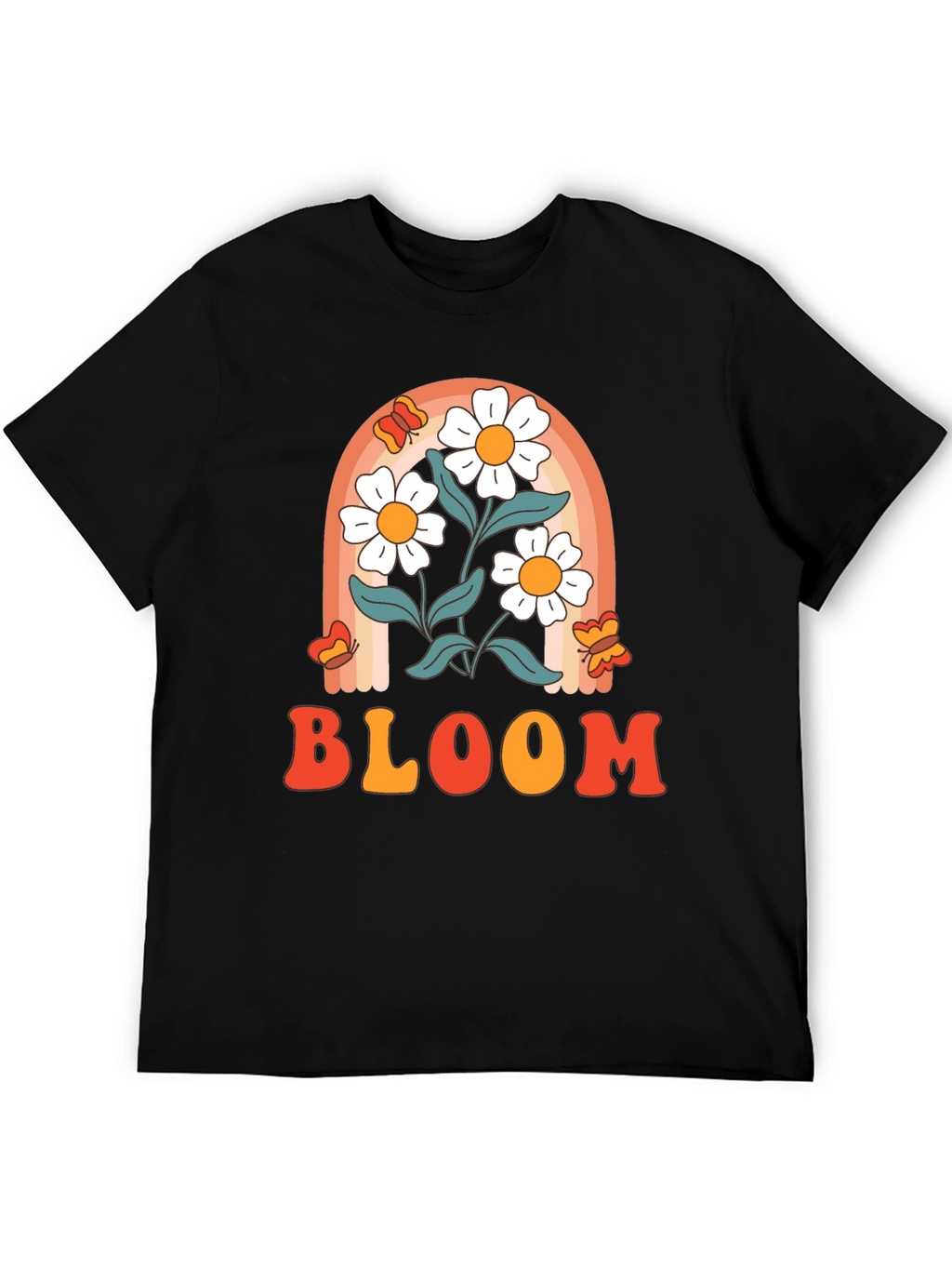 Retro Bloom Graphic Tee - Comfort & Style