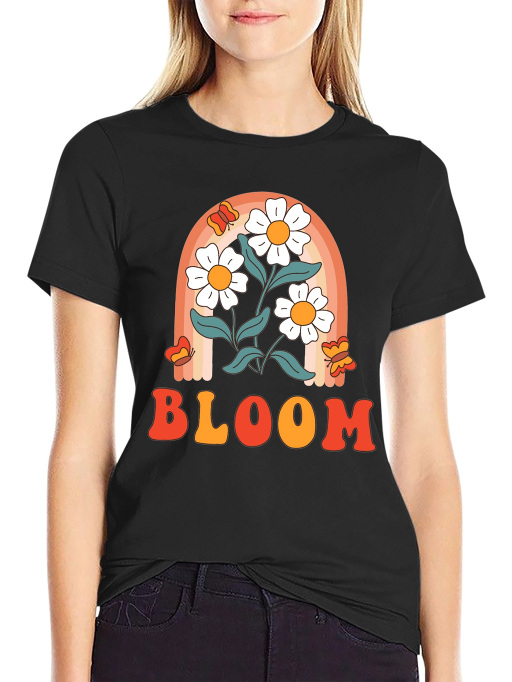 Retro Bloom Graphic Tee - Comfort & Style