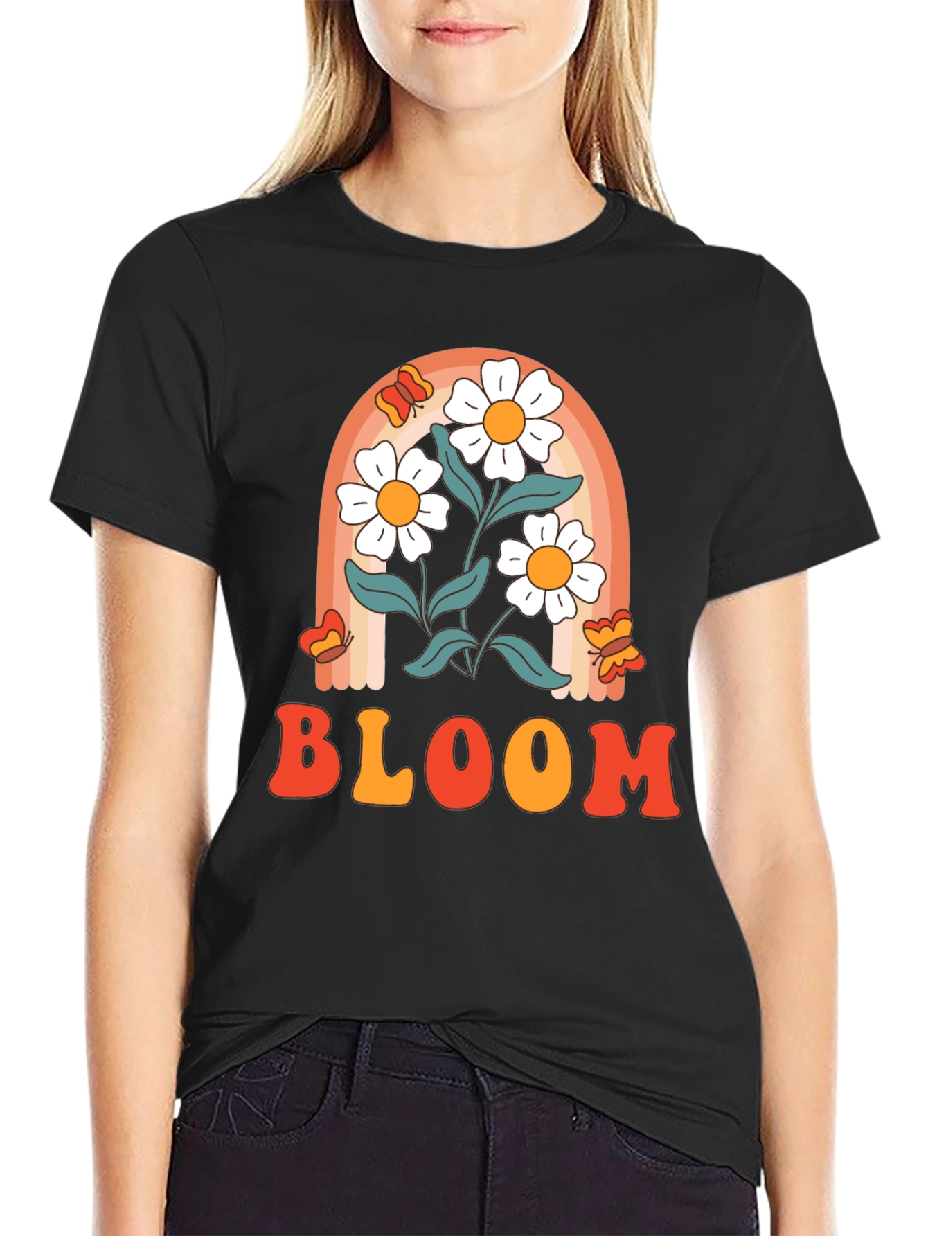 Retro Bloom Graphic Tee - Comfort & Style