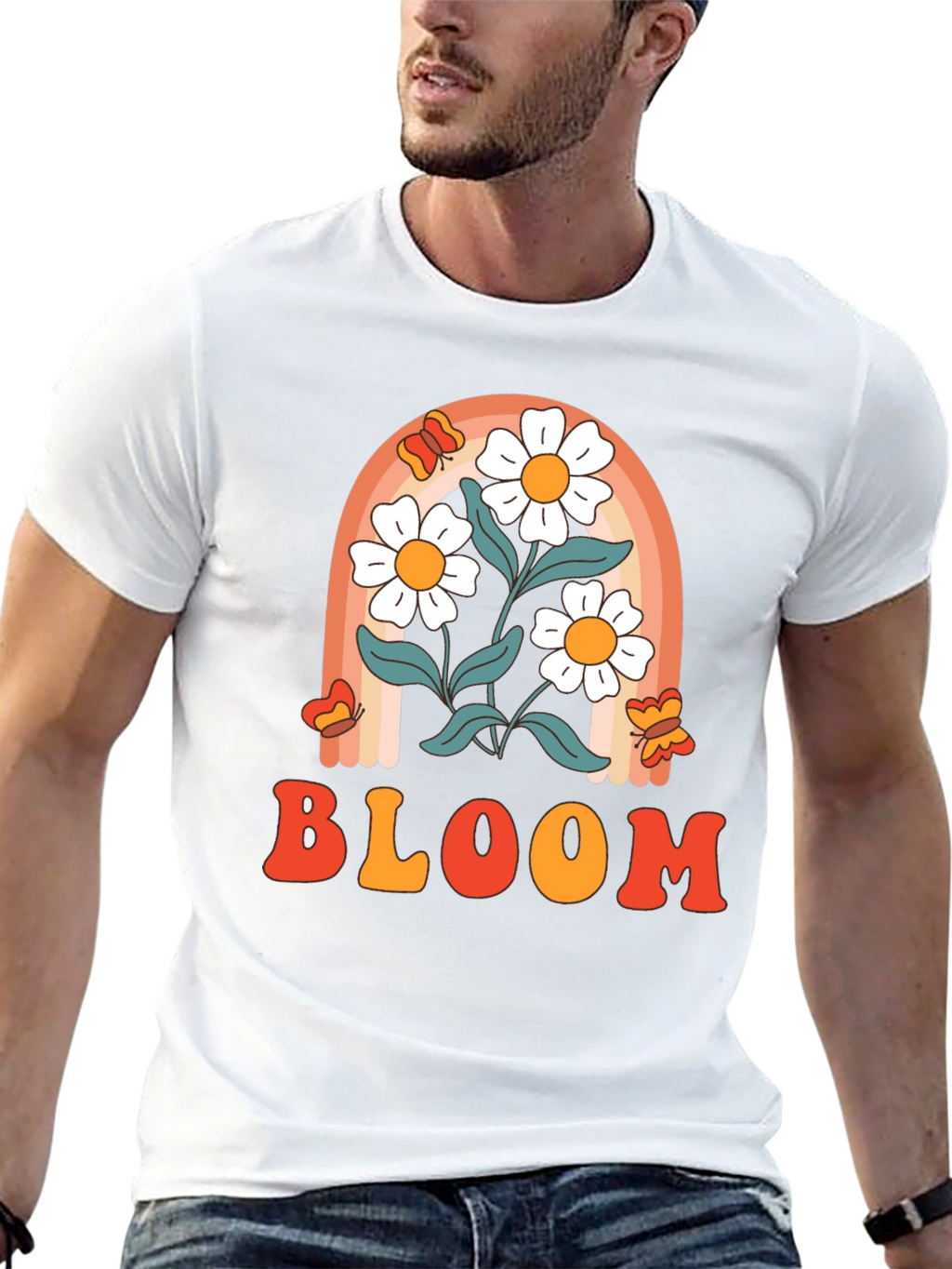 Retro Bloom Graphic Tee - Comfort & Style