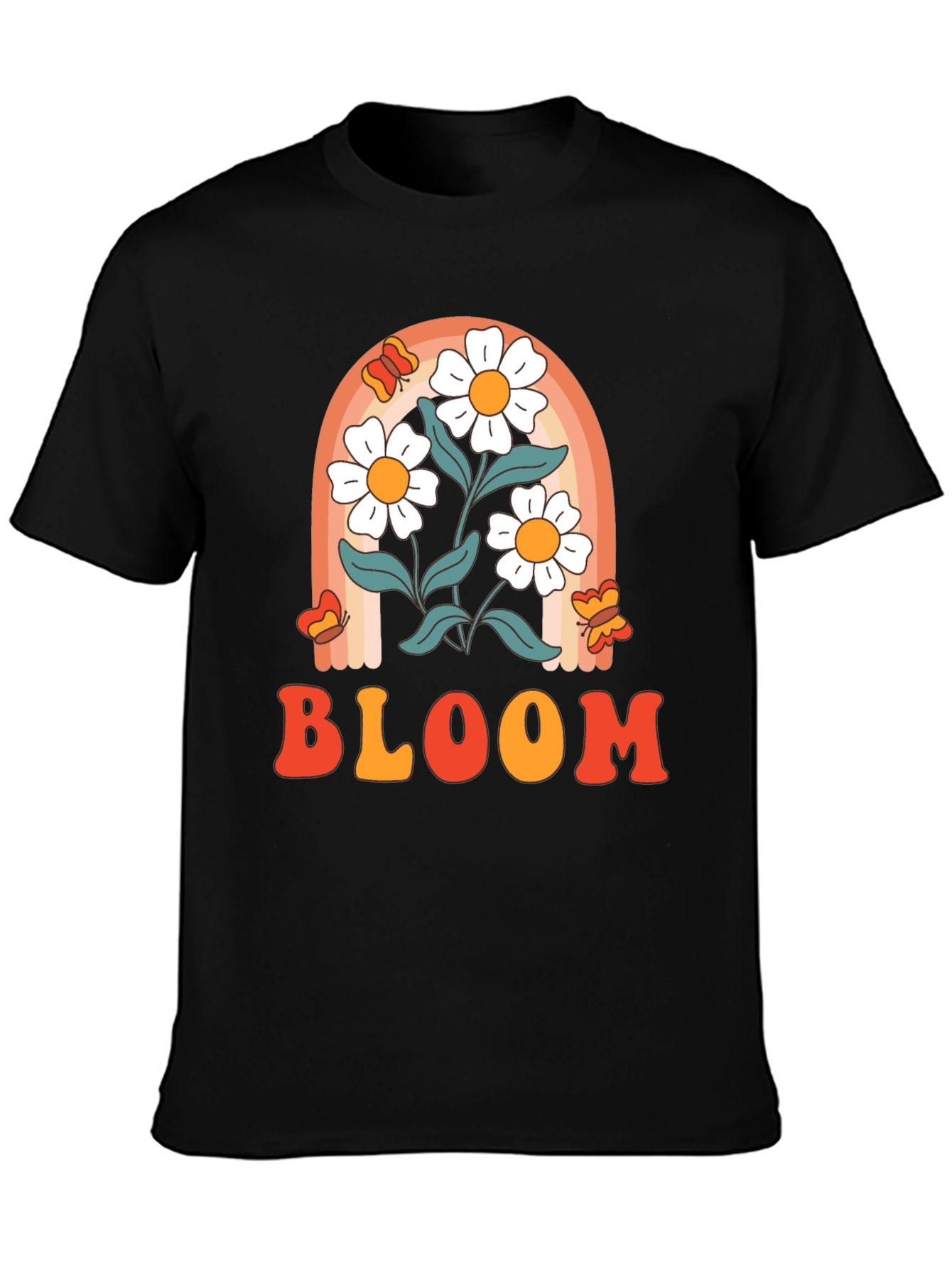 Retro Bloom Graphic Tee - Comfort & Style
