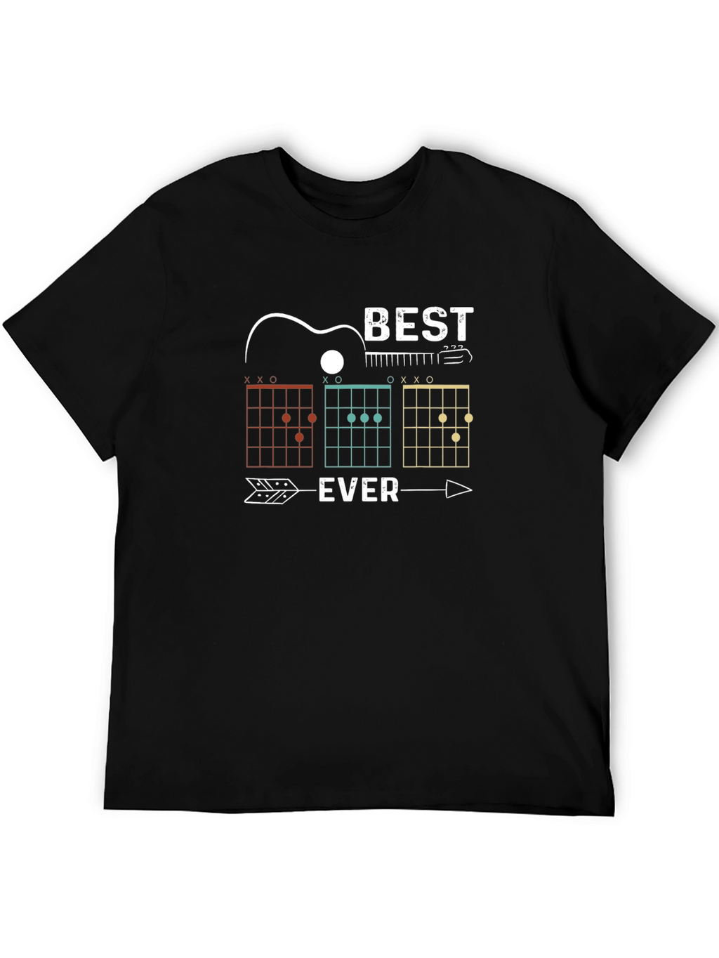 Best Ever Guitar Chords Graphic T-Shirt