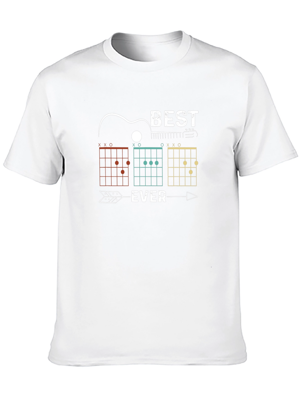 Best Ever Guitar Chords Graphic T-Shirt