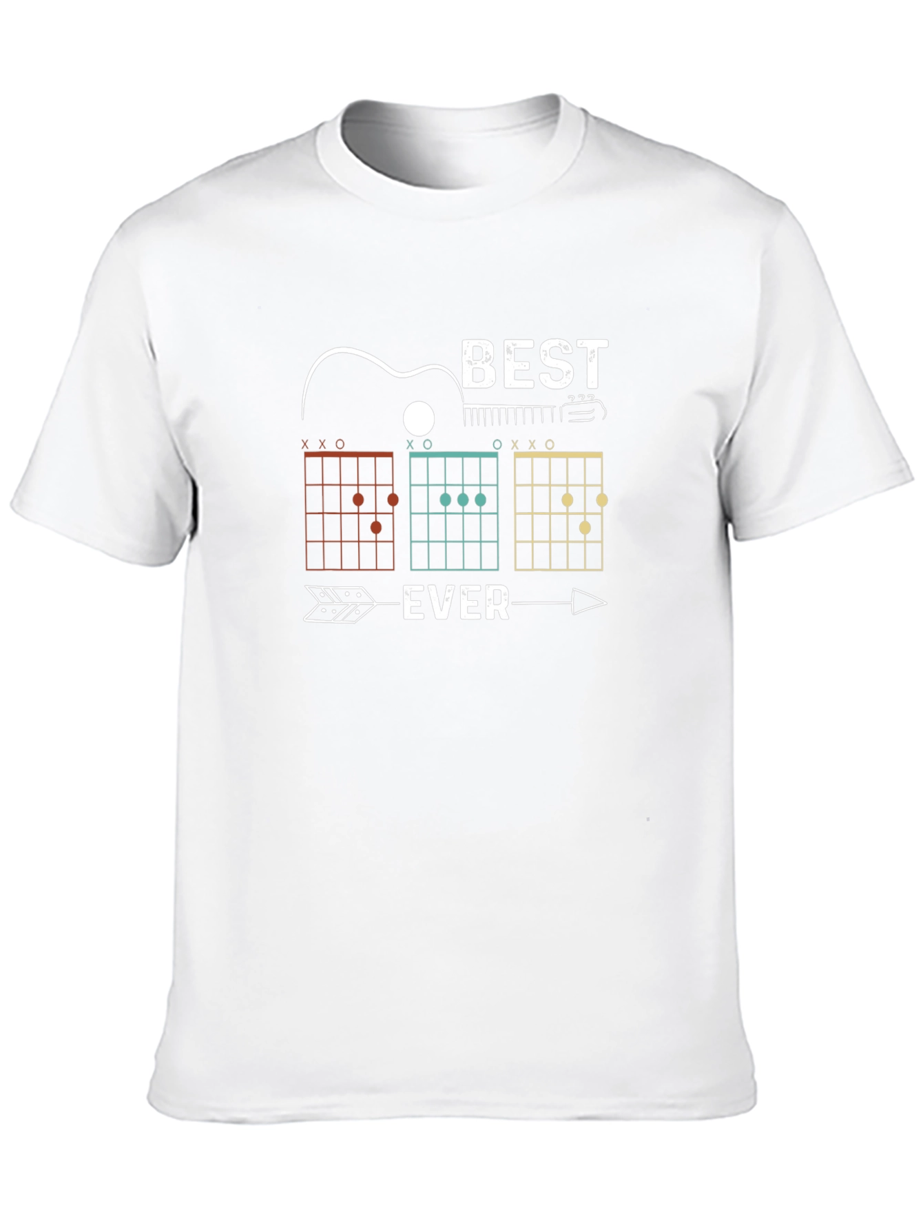 Best Ever Guitar Chords Graphic T-Shirt