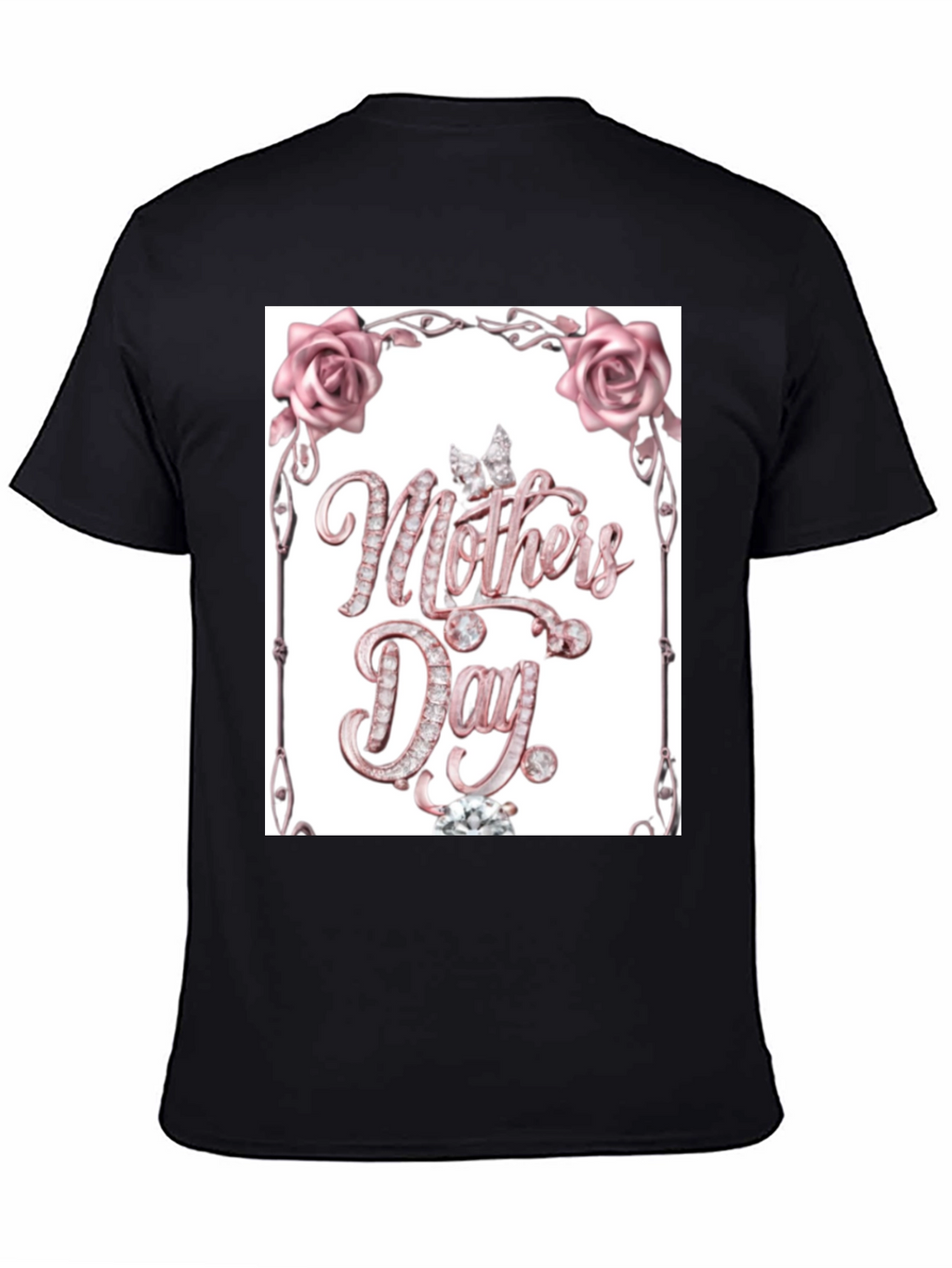 Diamond Mothers Day Black T-Shirt
