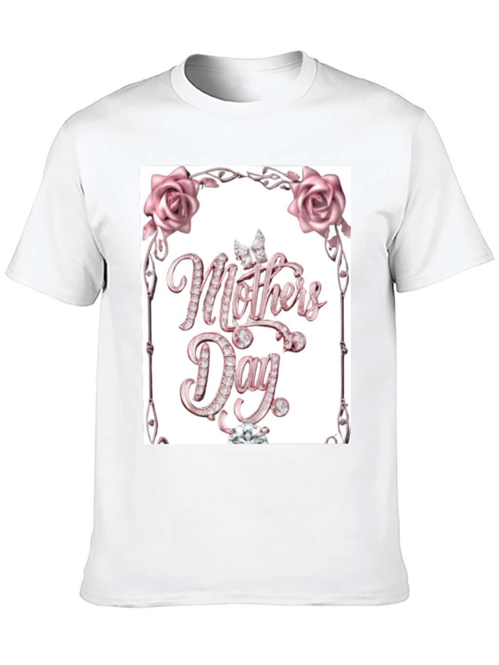 Diamond Mothers Day Black T-Shirt