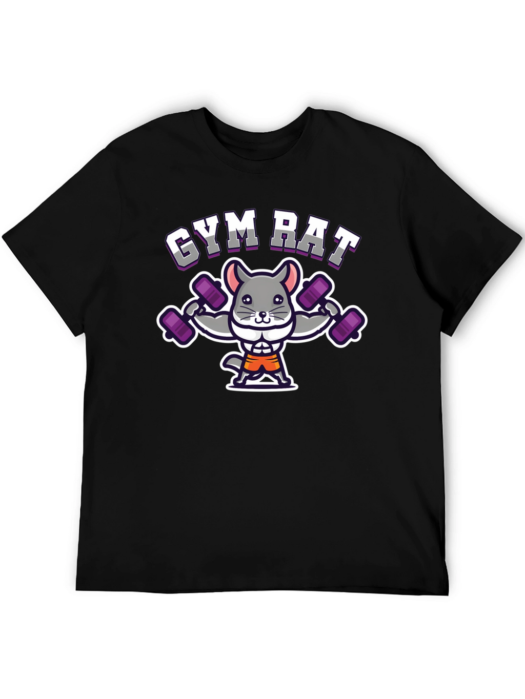 Gym Rat Chinchilla T-Shirt - Workout Humor