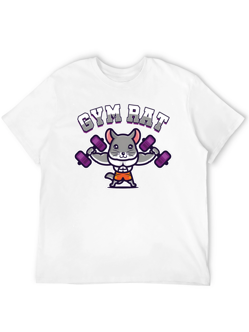 Gym Rat Chinchilla T-Shirt - Workout Humor