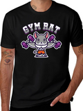 Gym Rat Chinchilla T-Shirt - Workout Humor