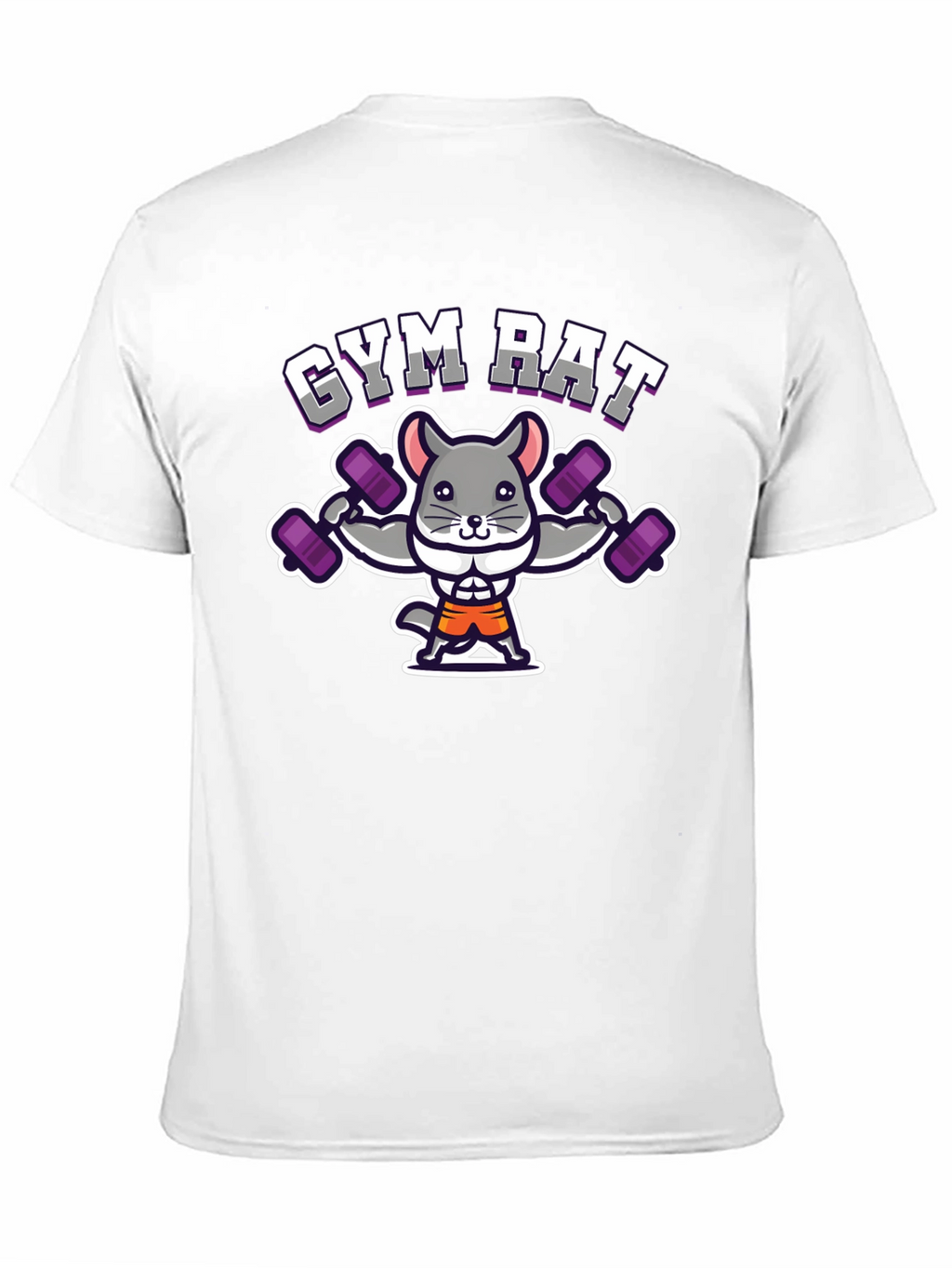 Gym Rat Chinchilla T-Shirt - Workout Humor