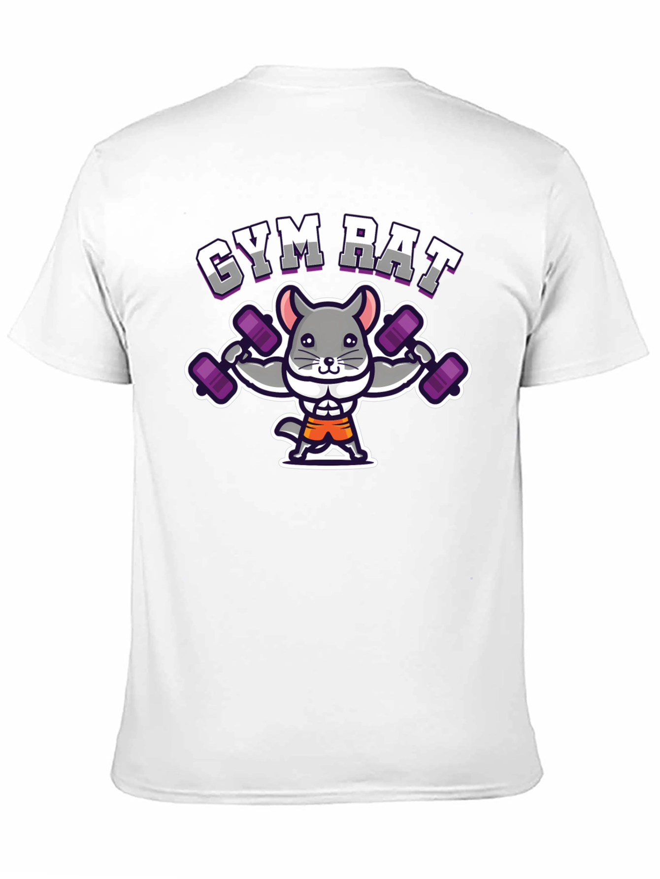 Gym Rat Chinchilla T-Shirt - Workout Humor