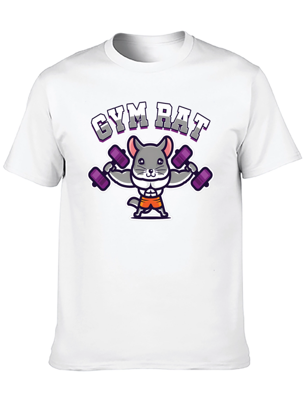 Gym Rat Chinchilla T-Shirt - Workout Humor
