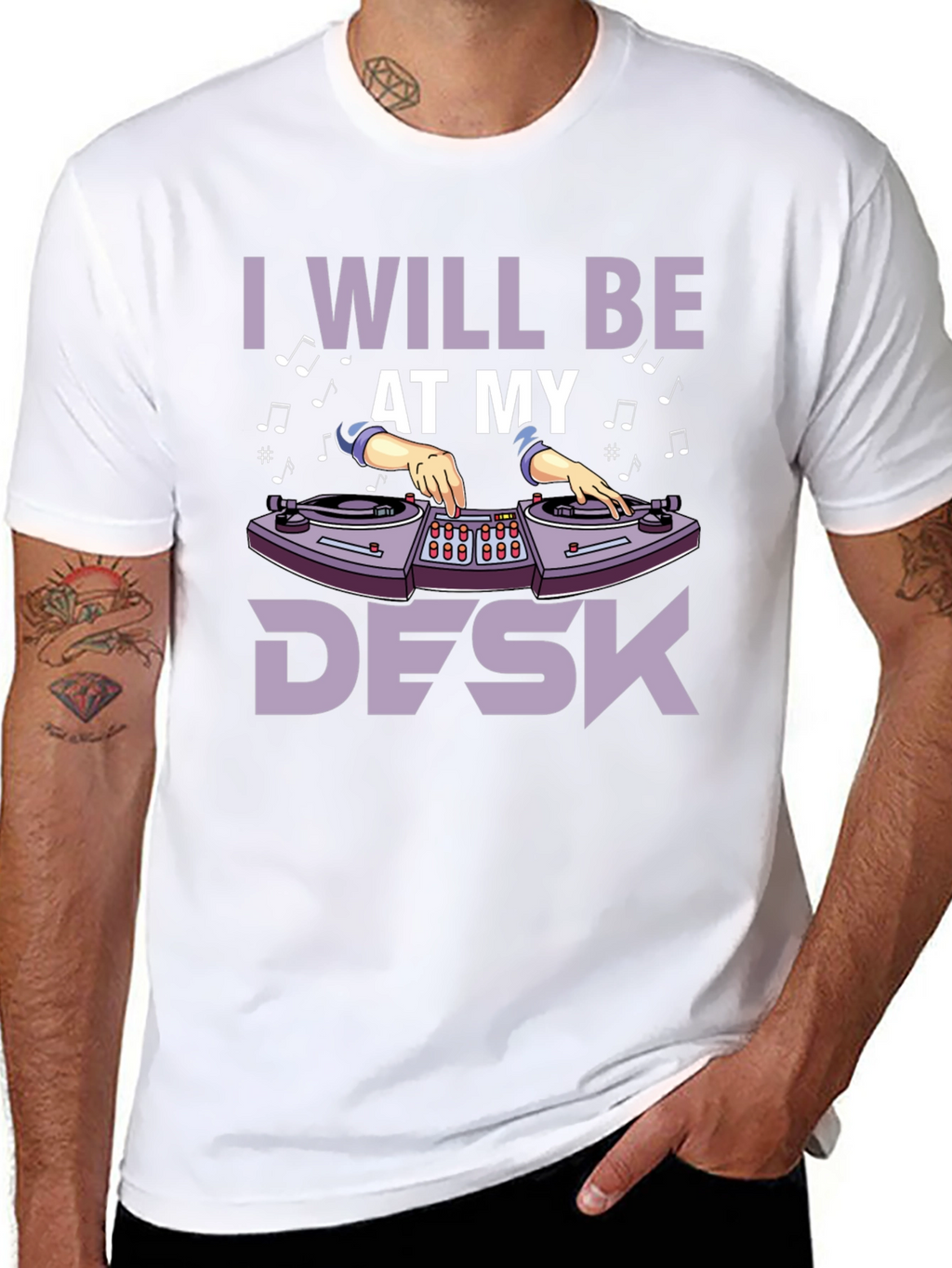 DJ At My Desk Graphic Tee