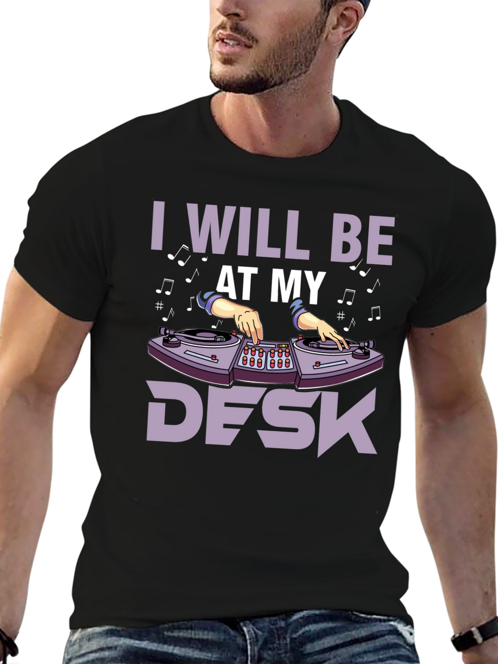 DJ At My Desk Graphic Tee
