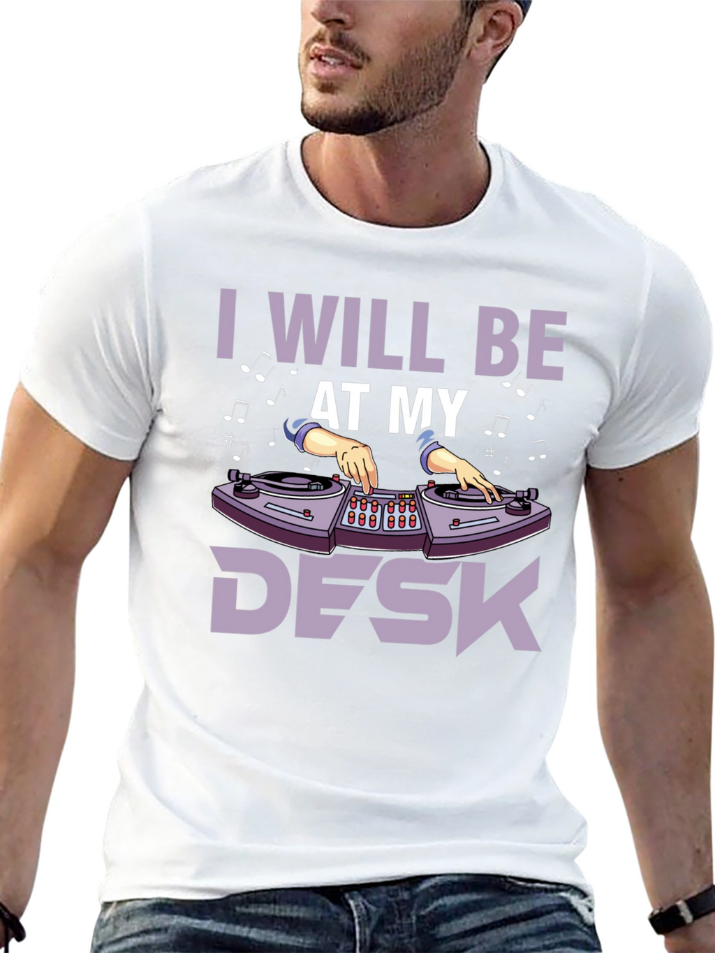 DJ At My Desk Graphic Tee
